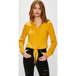 Tally Weijl - Koszula. Brązowe koszule damskie TALLY WEIJL, w paski, z tkaniny, casualowe, z długim rękawem. Za 89.90 zł.