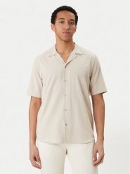 KARL LAGERFELD Koszula 605942 562034 Beżowy Regular Fit. Brązowe koszule męskie KARL LAGERFELD, m, bez wzorów, z syntetyku, bez kołnierzyka, bez ramiączek. Za 669.99 zł.