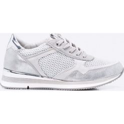 Marco Tozzi - Buty. Szare obuwie sportowe damskie Marco Tozzi, bez wzorów, z materiału. W wyprzedaży za 129.90 zł.