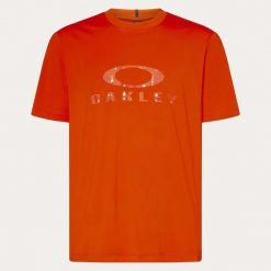 Koszulka męska Oakley LOGO SUN w kolorze pomarańczowym, rozmiar M. Brązowe koszulki sportowe męskie Oakley, l, bez wzorów, z materiału, bez kołnierzyka, bez ramiączek. Za 127.60 zł.