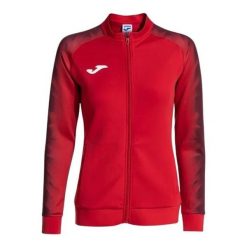 Damska bluza dresowa Joma Elite XI. Czerwone bluzy sportowe damskie Joma, l, z aplikacjami, z dresówki, bez kaptura, na fitness i siłownię. Za 350.50 zł.