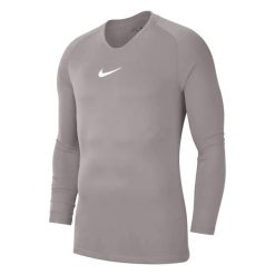 Bluza Męska Park DriFIT Base Layer Top. Szare koszulki sportowe męskie Nike, m, bez wzorów, bez kołnierzyka, bez ramiączek, trekkingowe. Za 123.99 zł.