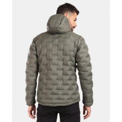 Kurtka puchowa Kilpi Albert. Zielone kurtki snowboardowe męskie Kilpi, m, bez wzorów, z nylonu, bez kaptura, narciarskie. Za 628.61 zł.