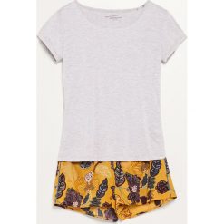 Piżama z szortami - Żółty. Piżamy damskie marki MAKE ME BIO. W wyprzedaży za 39.99 zł.