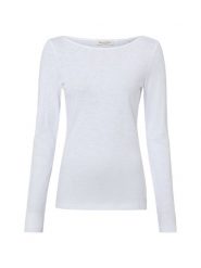 Marc O'Polo koszulka z długim rękawem Kobiety Bawełna biały, XS. Białe t-shirty damskie Marc O'Polo, xs, bez wzorów, z bawełny, bez kołnierzyka. Za 199.95 zł.