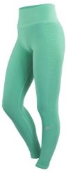 Legginsy damskie bezszwowe. Niebieskie legginsy damskie GUGGEN MOUNTAIN, s, bez wzorów, z elastanu. Za 197.76 zł.