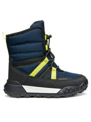Geox Śniegowce J Trekkyup B Abx J46MBC 08V50 C0749 S Granatowy. Niebieskie buty zimowe chłopięce Geox, bez wzorów, z materiału, bez zapięcia. Za 289.99 zł.