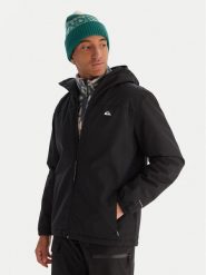 Quiksilver Kurtka przejściowa Overcast 3K EQYJK04202 Czarny Regular Fit. Czarne kurtki męskie Quiksilver, m, bez wzorów, z bawełny, bez kaptura. Za 649.99 zł.