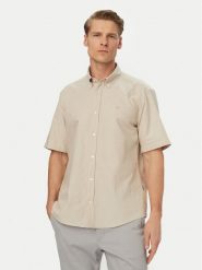 BOSS Koszula H-Liam 50560404 Beżowy Regular Fit. Brązowe koszule męskie Boss, m, bez wzorów, z bawełny, bez kołnierzyka, bez ramiączek. Za 499.99 zł.