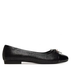 Baleriny Clara Barson. Czarne baleriny damskie Clara Barson, bez wzorów, bez obcasa. Za 79.99 zł.