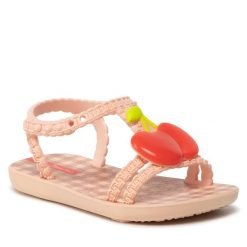 Sandały Ipanema. Czerwone sandały dziewczęce Ipanema, bez zapięcia. Za 79.99 zł.