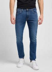 MESKIE SPODNIE LEE LUKE EAST NEW YORK 112346319. Spodnie materiałowe męskie Lee, l, bez wzorów, z jeansu. Za 219.99 zł.