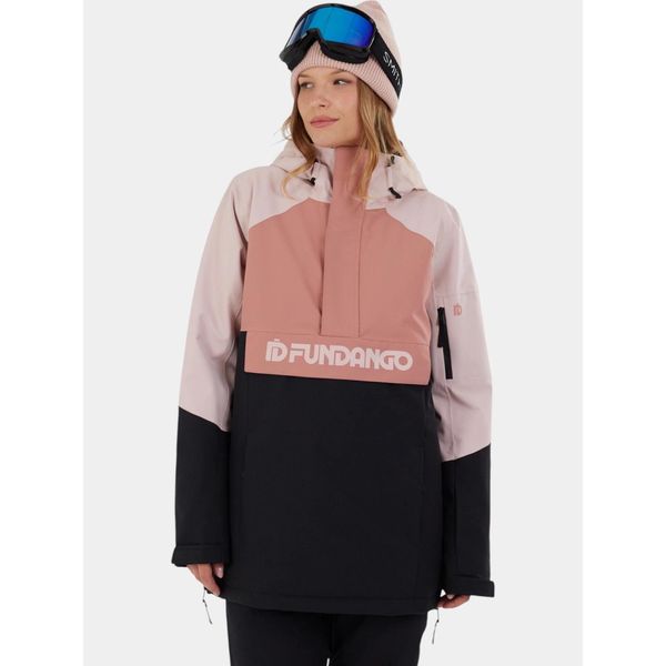 Anorak Damski Fundango Birch ECO Logo. Czarne kurtki damskie Fundango, na zimę, bez wzorów, bez kaptura. Za 599.90 zł.