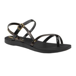 Sandały damskie Ipanema Fashion VIII. Czarne sandały damskie Ipanema, bez wzorów, z gumy, bez obcasa, bez zapięcia. Za 121.95 zł.
