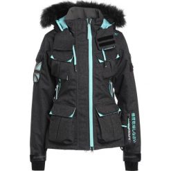 Superdry ULTIMATE SNOW SERVICE Kurtka snowboardowa black grit/fluro mint. Kurtki snowboardowe damskie Superdry., z materiału. W wyprzedaży za 989.10 zł.