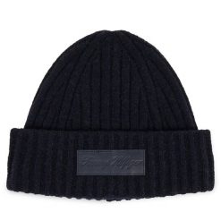 Czapka Tommy Hilfiger. Niebieskie czapki i kapelusze damskie Tommy Hilfiger, na zimę, bez wzorów. Za 269.99 zł.