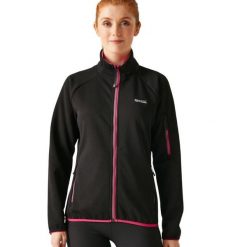Bluza turystyczna polarowa damska Regatta Ravenhill. Czarne bluzy damskie Regatta, bez wzorów, z polaru, bez kaptura. Za 216.70 zł.