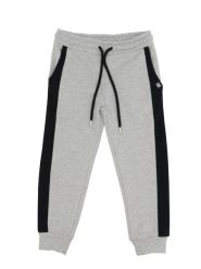 Spodnie dresowe dziewczęce Leone w kolorze superszarym. Czarne spodnie sportowe dla dziewczynek LEONE 1947 APPAREL, bez wzorów, z dresówki, na fitness i siłownię. Za 105.21 zł.
