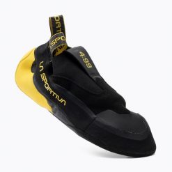 Buty wspinaczkowe La Sportiva Cobra 4.99. Czarne buty sportowe męskie La Sportiva, bez zapięcia, wspinaczkowe. Za 469.99 zł.