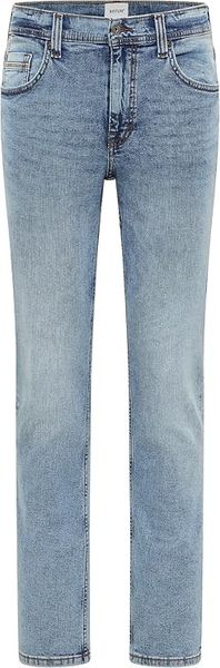 Męskie Spodnie jeansowe Mustang Style Washington Straight Denim Blue 1016617 5000 202. Niebieskie spodnie materiałowe męskie Mustang, l, bez wzorów, z denimu. Za 219.99 zł.