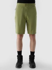 4F Szorty materiałowe 4FWSS24TFSHM425 Zielony Regular Fit. Zielone krótkie spodenki sportowe męskie 4f, m, bez wzorów, z materiału, trekkingowe. Za 119.99 zł.