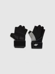 4F Rękawiczki treningowe uniseks - czarne XL. Czarne rękawiczki męskie 4f, bez wzorów. Za 99.99 zł.