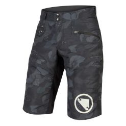 Spodenki rowerowe męskie Endura Singletrack II Short. Czarne krótkie spodenki sportowe męskie ENDURA, l, bez wzorów, z materiału, rowerowe. Za 319.99 zł.