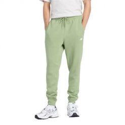Spodnie sportowe męskie New Balance MP43904AAR. Zielone spodnie sportowe męskie New Balance, m, bez wzorów, z dresówki, tenisowe. Za 275.00 zł.
