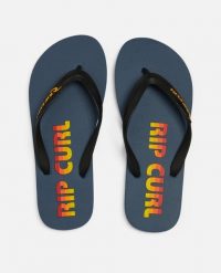 Japonki męskie Rip Curl Icons of Surf Bloom Open Toe. Niebieskie klapki męskie Rip Curl. Za 109.99 zł.