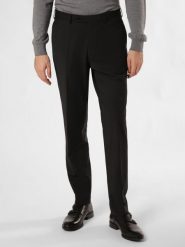 Finshley & Harding Spodnie - Carter Mężczyźni Regular Fit Wełna czarny, 26. Czarne eleganckie spodnie męskie Finshley & Harding, m, bez wzorów, z wełny. Za 499.95 zł.