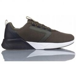 Buty do chodzenia męskie Puma Retaliate Tongue. Zielone buty sportowe męskie Puma, z materiału, bez zapięcia, trekkingowe. Za 277.20 zł.