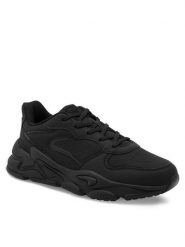 DeeZee Sneakersy A23R0585A-7 Czarny. Czarne buty sportowe dziewczęce DeeZee, bez wzorów, z syntetyku, bez zapięcia. Za 129.99 zł.
