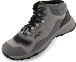 Męskie buty outdoorowe Keen Men Tempo Flex Mid WP Grey. Szare trekkingi męskie 909, na fitness i siłownię. Za 508.99 zł.