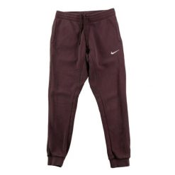 Second life - Spodnie dresowe męskie o dopasowanym kroju bordowe - Stan dobry. Czerwone spodnie sportowe męskie Nike, m, bez wzorów, z dresówki, do biegania. Za 124.96 zł.