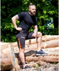 ARDONCREATRON H2360 - Szorty męskie elastyczny softshell o dopasowanym kroju SLIM FIT 3 kieszenie nogawki otwory wentylacyjne - niebieski 46. Niebieskie szorty męskie Ardon, m, bez wzorów, z softshellu. Za 257.05 zł.