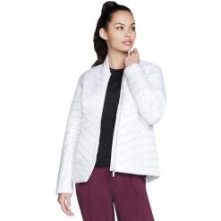 Kurtka Skechers Goshield Shine Jacket, Kobiety. Białe kurtki sportowe damskie Skechers, bez wzorów, z poliesteru, bez kaptura, trekkingowe. Za 490.00 zł.