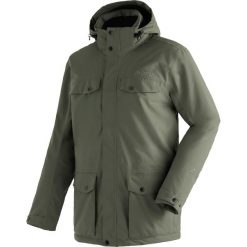 Kurtka z kapturem Maier Sports Knuth. Brązowe kurtki męskie Maier Sports, m, bez wzorów, z materiału, z kapturem. Za 1,185.00 zł.