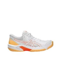 Buty do siatkówki ASICS Beyond FF Białe Koralowe. Białe obuwie sportowe damskie Asics, bez wzorów, do siatkówki. Za 556.80 zł.