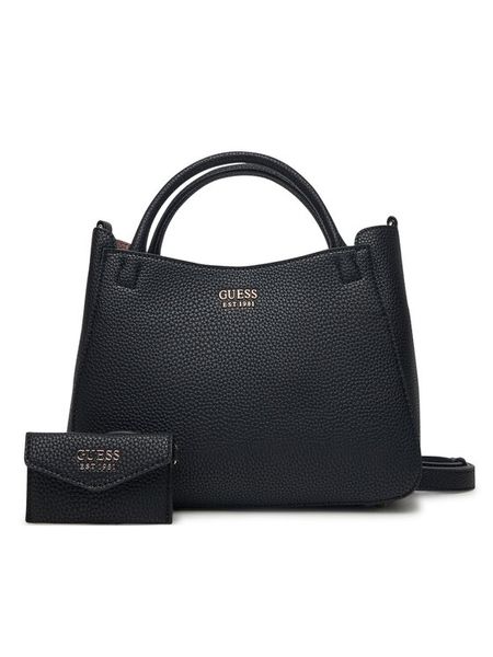 Guess Torebka HWPG96 48050 Czarny. Czarne torebki do ręki damskie Guess, z aplikacjami, ze skóry, bez dodatków. Za 449.99 zł.