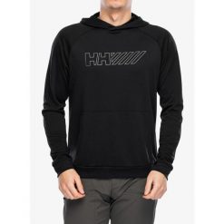 Bluza z kapturem męska Helly Hansen LIFA Tech Lite Hoodie. Czarne bluzy męskie Helly Hansen, l, bez wzorów, z kapturem. Za 234.99 zł.
