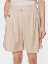 JOOP! Bermudy 30042155 Beżowy Regular Fit. Brązowe szorty damskie JOOP!, bez wzorów, z lyocellu. Za 339.99 zł.