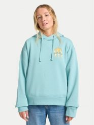 Billabong Bluza Ready And Set EBJSF00184 Turkusowy Loose Fit. Niebieskie bluzy damskie Billabong, s, bez wzorów, z bawełny, bez kaptura. Za 299.99 zł.
