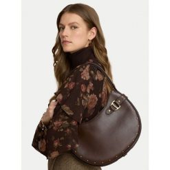 Torebka LAUREN RALPH LAUREN. Brązowe torebki do ręki damskie Lauren Ralph Lauren, bez wzorów, klasyczne, bez dodatków. Za 1,899.00 zł.