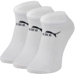 Puma Skarpety męskie 201103001-300 Basic Sneaker 3-pack white r. 39-42. Białe skarpety męskie Puma, bez wzorów. Za 32.38 zł.