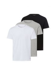 Tommy Hilfiger T-shirt w 3-paku Mężczyźni Bawełna czarny|biały|szary, M. Białe t-shirty męskie Tommy Hilfiger, m, bez wzorów, z bawełny, bez kołnierzyka. Za 209.95 zł.