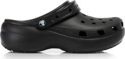 Crocs Klapki Crocs Classic Platform 206750-001. Klapki damskie Crocs, bez wzorów, sportowe, bez obcasa. Za 179.67 zł.