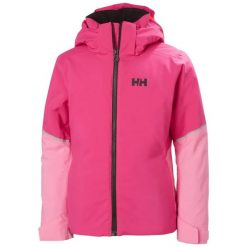 Dziecięca kurtka narciarska Helly Hansen Jewel. Czerwone kurtki i płaszcze dla dziewczynek Helly Hansen, na lato, bez wzorów, z materiału, bez kaptura. Za 564.05 zł.