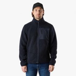 Bluza polarowa rozpinana Turystyka Męska Swedemount Lofoten Pile Jacket. Niebieskie bluzy męskie SWEDEMOUNT, na zimę, m, bez wzorów, z polaru, bez kaptura. W wyprzedaży za 359.99 zł.