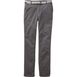 Spodnie chino z paskiem (2 części) bonprix dymny szary. Spodnie materiałowe dla chłopców marki bonprix. Za 44.99 zł.