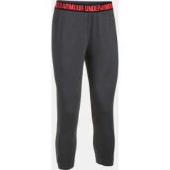 Under Armour Legginsy damskie Featherweight Fleece Crop szare r. XS (1294505-092). Szare legginsy damskie Under Armour, xs, bez wzorów. Za 78.36 zł.